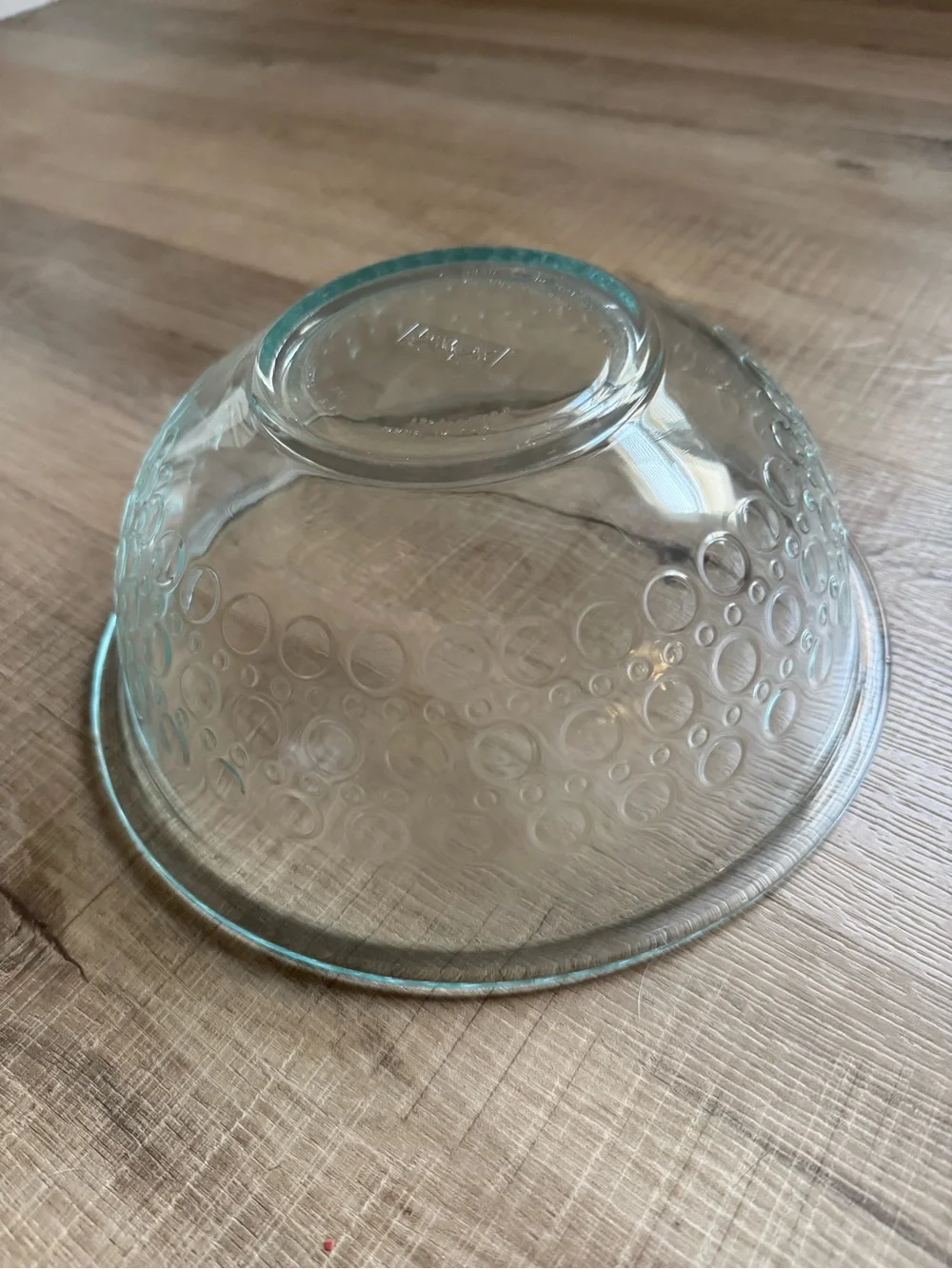Vintage PYREX 325 Bubble Dot Test Pattern 2.5 Qt Mixing Bowl USA HTF